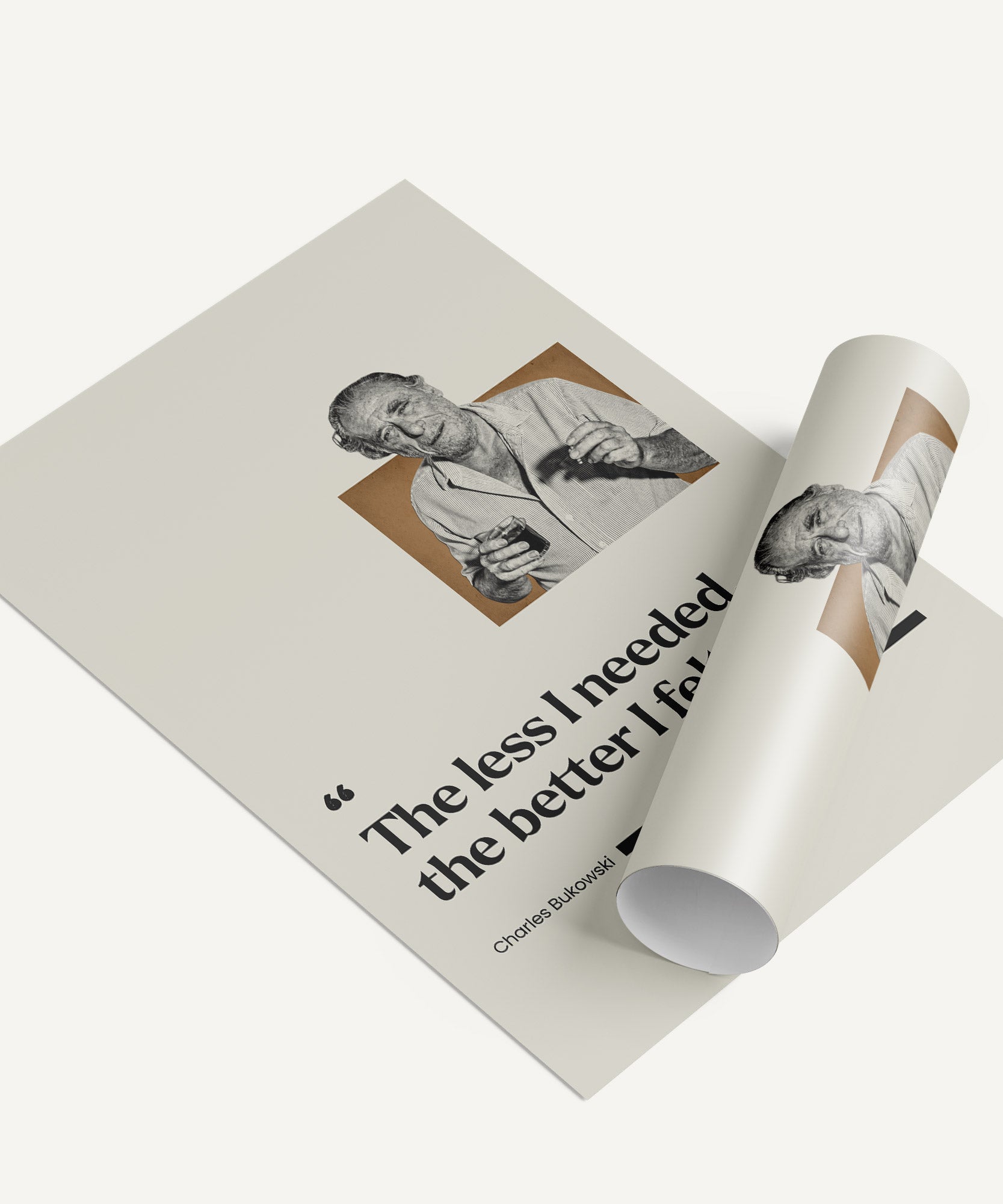 Charles Bukowski Poster